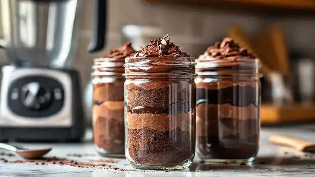 Bolo de Pote de Chocolate de Liquidificador