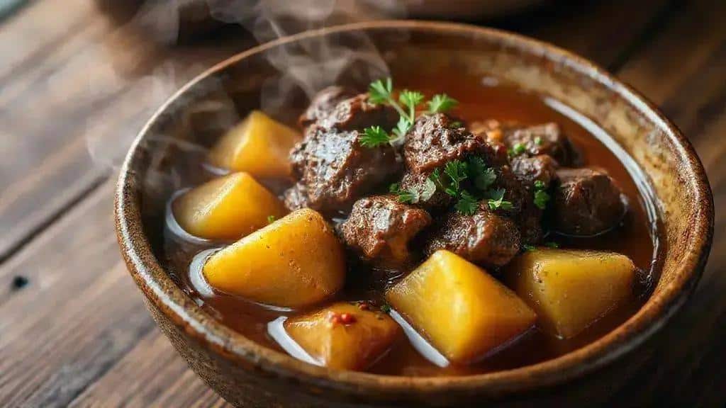 Carne de Panela com Batata na Pressão