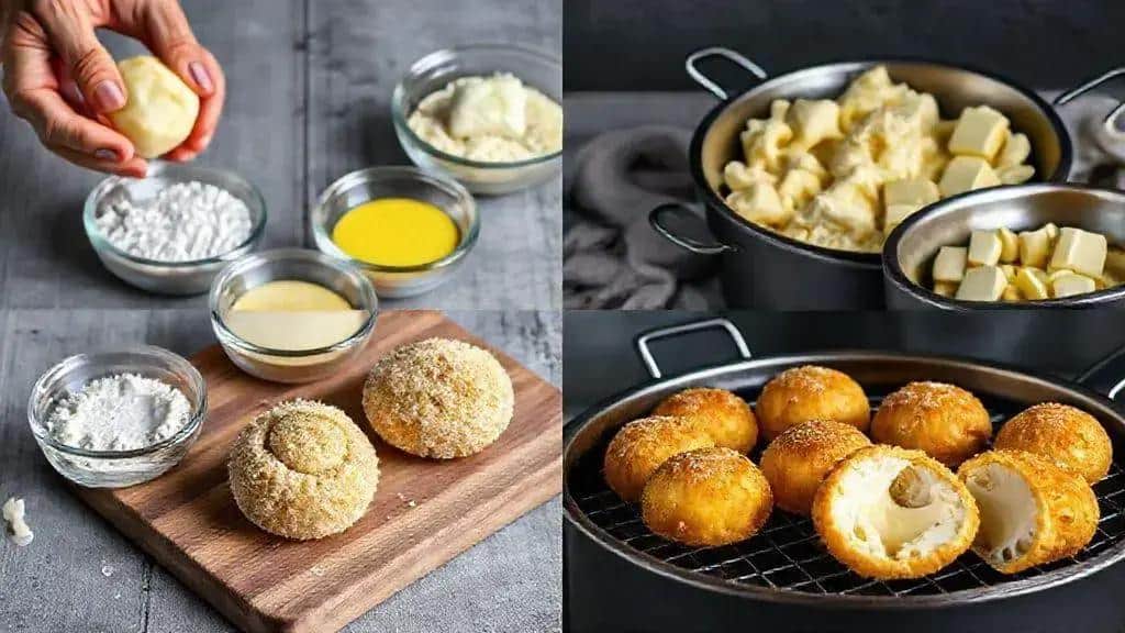 Como preparar bolinha de queijo recheada passo a passo Como preparar bolinha de queijo recheada passo a passo