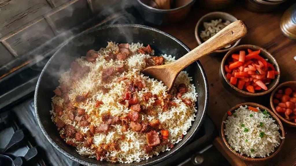 Como preparar o arroz carreteiro passo a passo