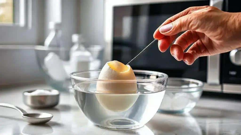 Como preparar ovo cozido de micro-ondas passo a passo
