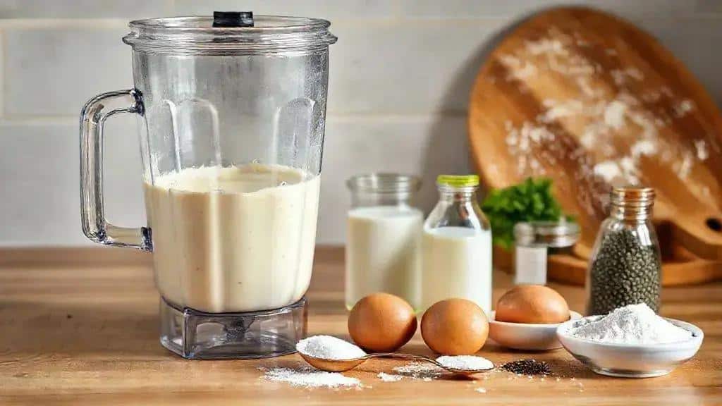 Ingredientes da massa de pizza de liquidificador