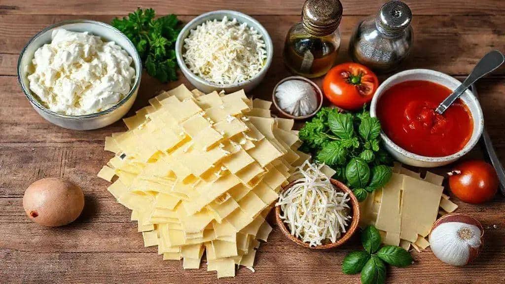 Ingredientes do rondelli de ricota