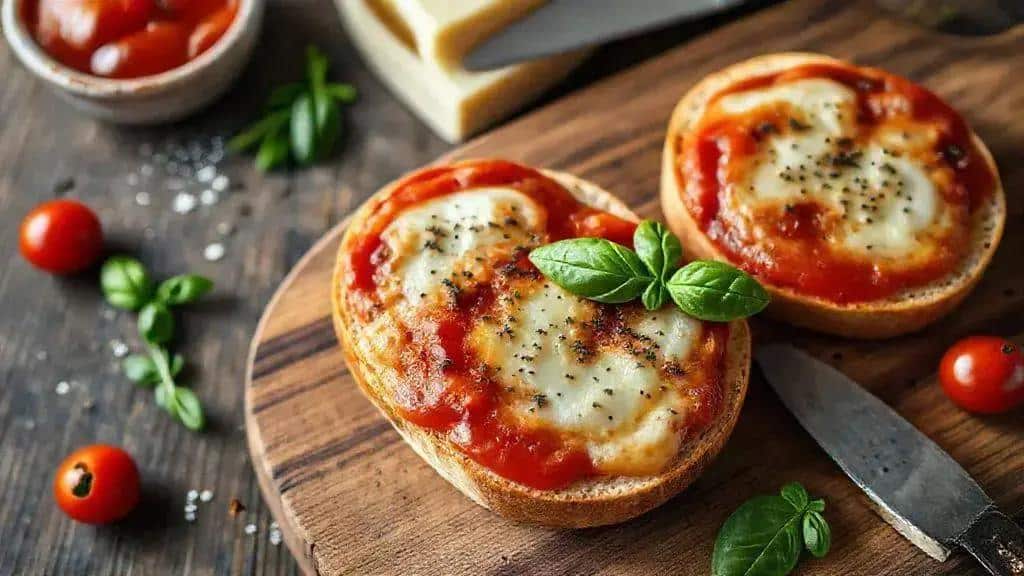 Mini Pizza de Pão de Forma 1 Mini Pizza de Pão de Forma