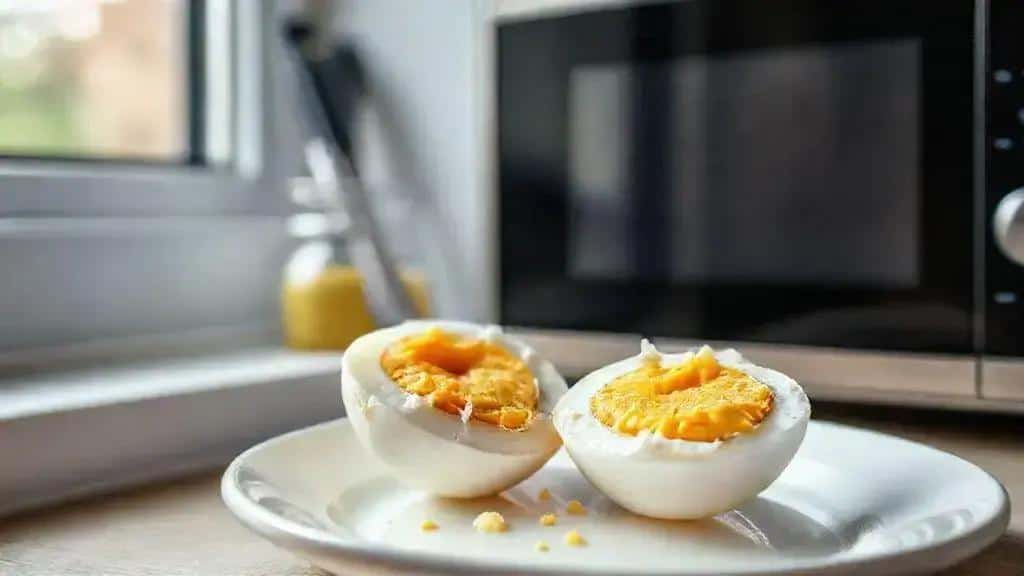 Ovo Cozido de Micro-ondas