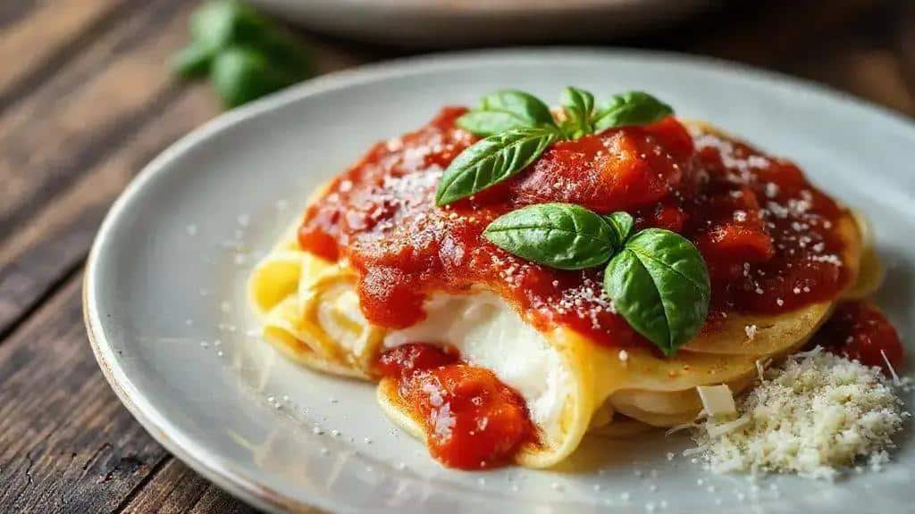 Rondelli de Ricota com Molho ao Sugo 1 Rondelli de Ricota com Molho ao Sugo