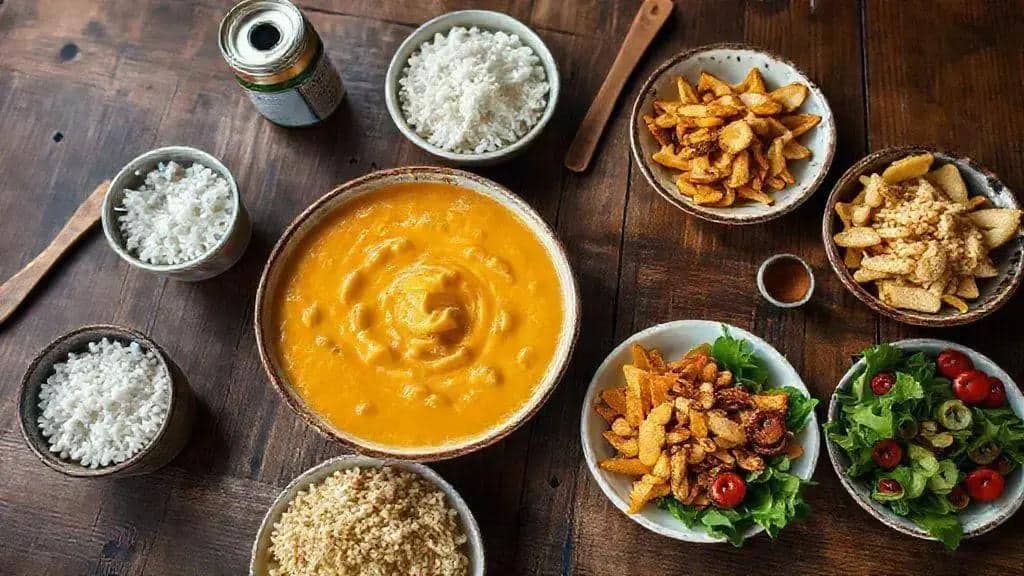 Variações e acompanhamentos para o bobó de palmito vegano Variações e acompanhamentos para o bobó de palmito vegano