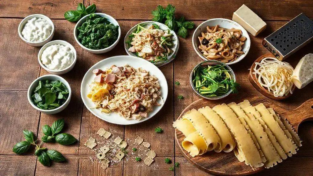 Variações e recheios alternativos para rondelli