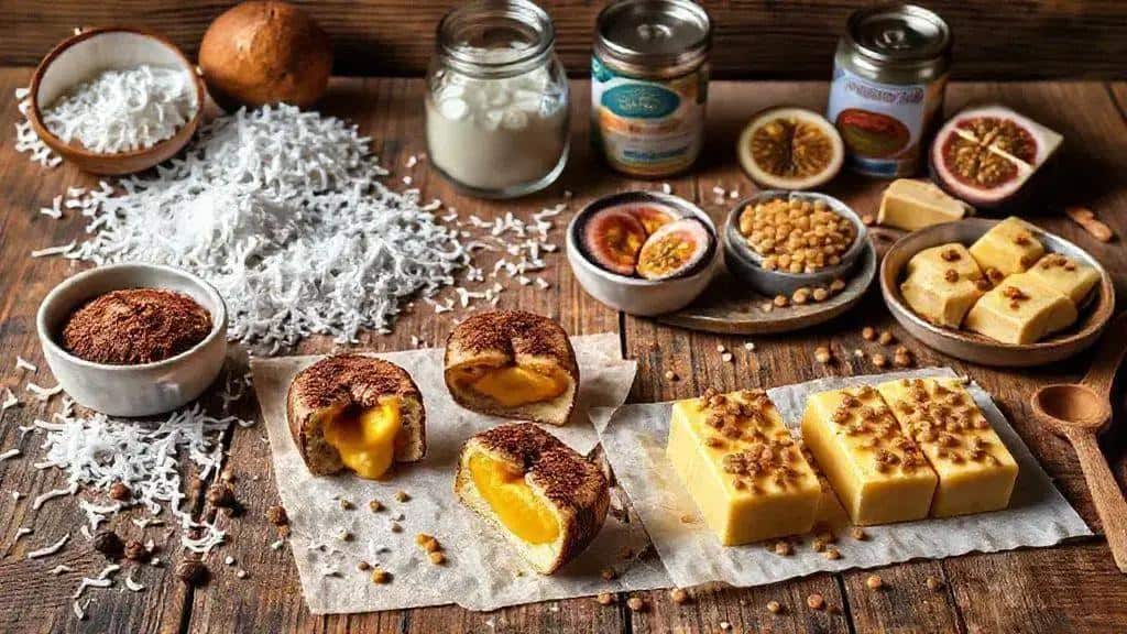 Variações e recheios para cocada de micro-ondas