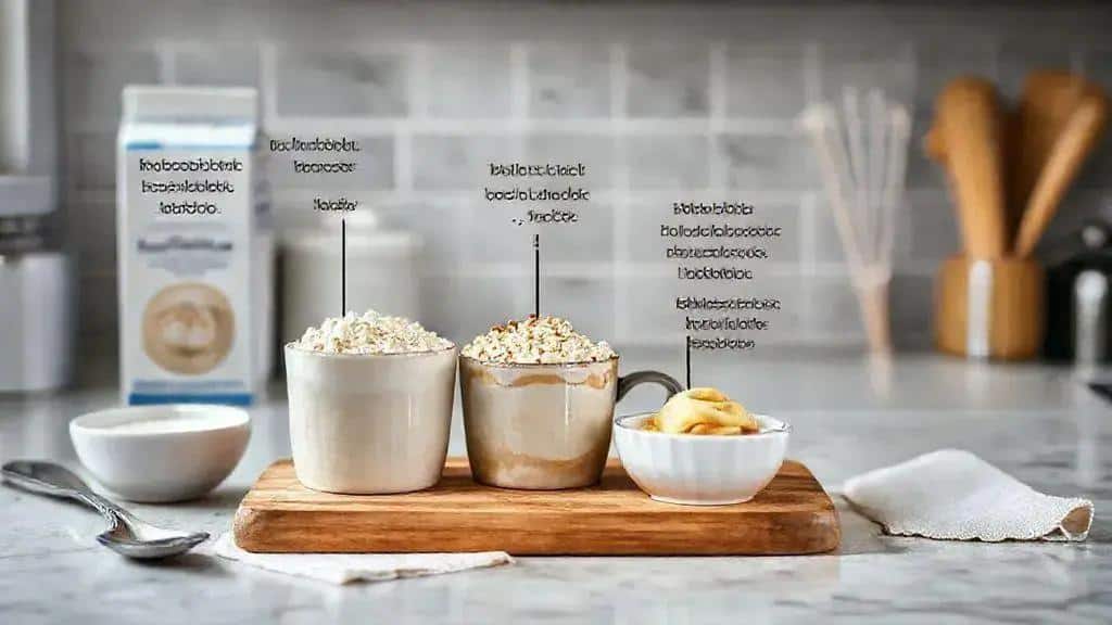 Variações e substituições para versões sem lactose ou fit Variações e substituições para versões sem lactose ou fit