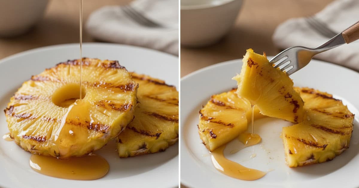 Abacaxi Grelhado com Mel Costa Oeste grilled pineapple 5 abacaxi grelhado com mel costa oeste grilled pineapple social 16x9 1 - Mestre das Receitas - Os Blogs mais Incríveis da Web