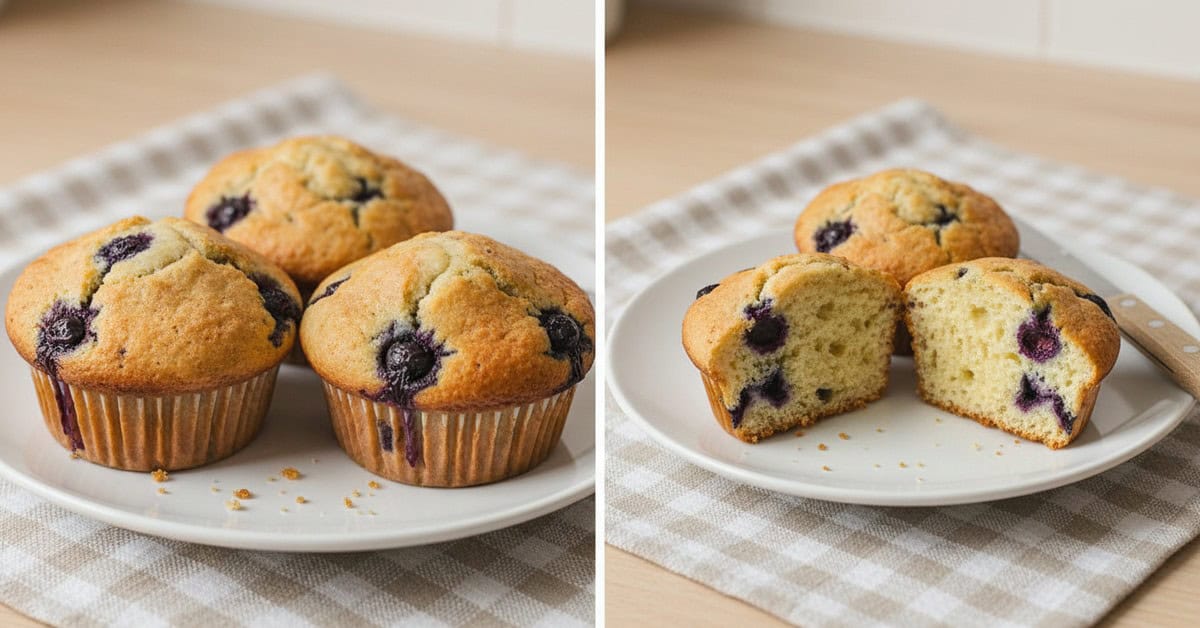 Muffins de Mirtilo New England blueberry muffins 7 muffins de mirtilo new england blueberry muffins social 16x9 1 - Mestre das Receitas - Os Blogs mais Incríveis da Web