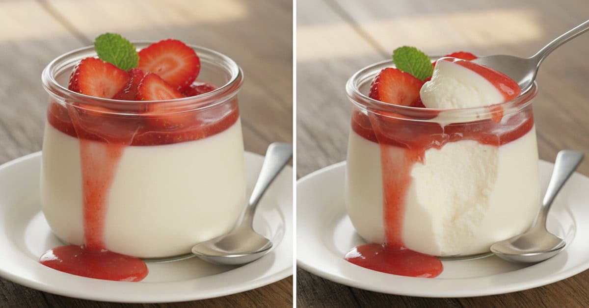 Leia mais sobre o artigo Panna cotta de morango fácil: Deliciosa sobremesa para qualquer ocasião