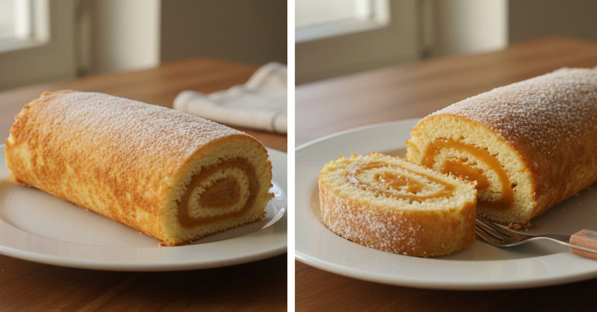 Leia mais sobre o artigo Rocambole de baba de moça que eu preparei em poucos minutos