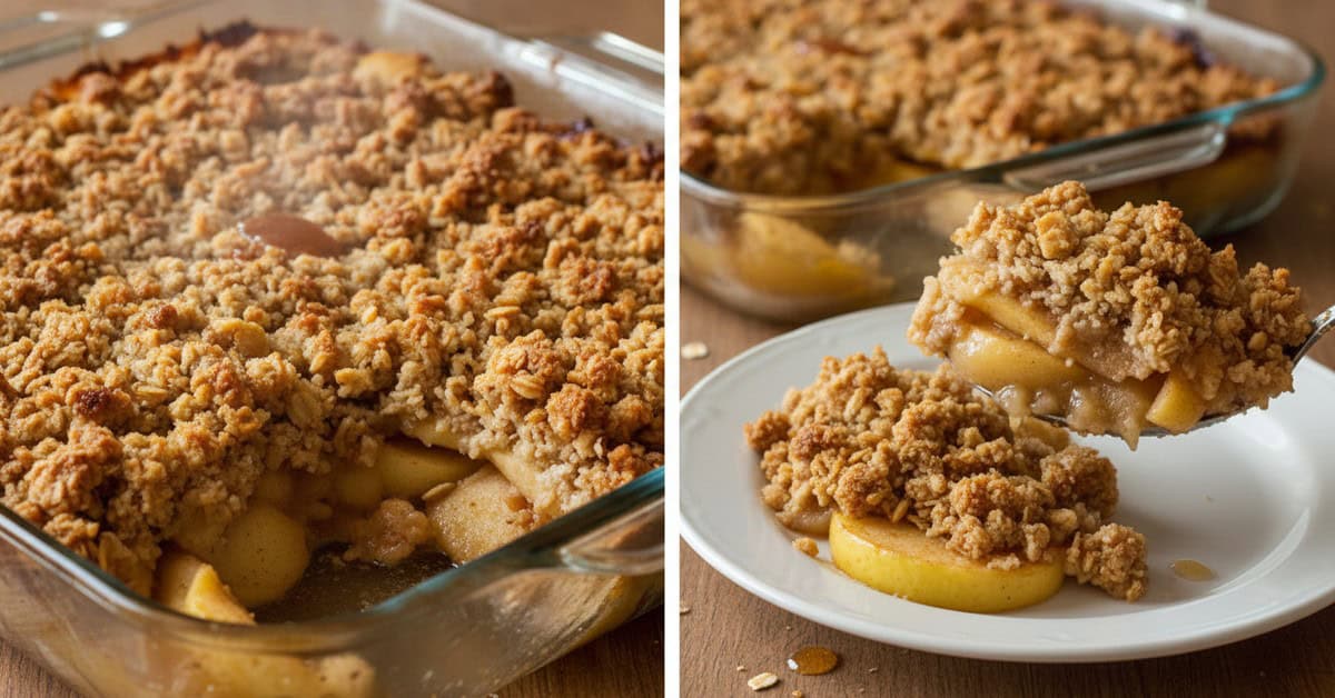 Sobremesa Crocante de Maçã Midwest apple crisp 8 sobremesa crocante de maca midwest apple crisp social 16x9 1 - Mestre das Receitas - Os Blogs mais Incríveis da Web