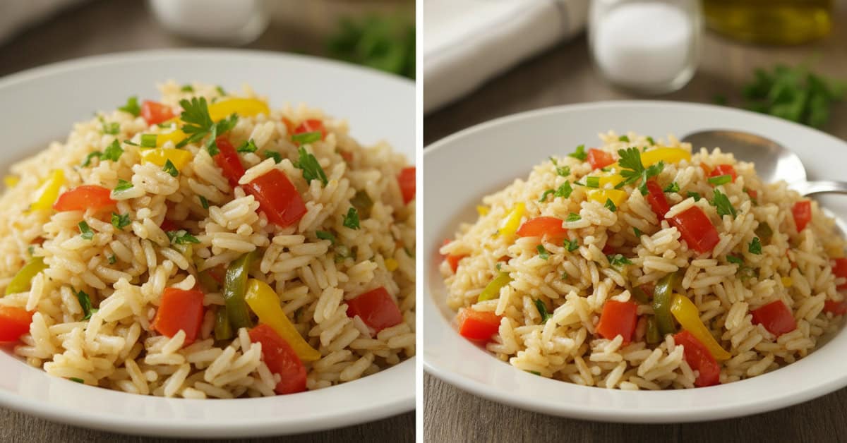 Leia mais sobre o artigo Arroz Temperado com Tomate e Pimentão Texas e Sudoeste tex mex rice