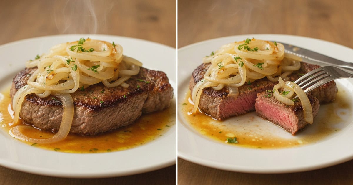 Leia mais sobre o artigo Bife Acebolado em Minutos: A Receita Rápida que Você Precisa Conhecer