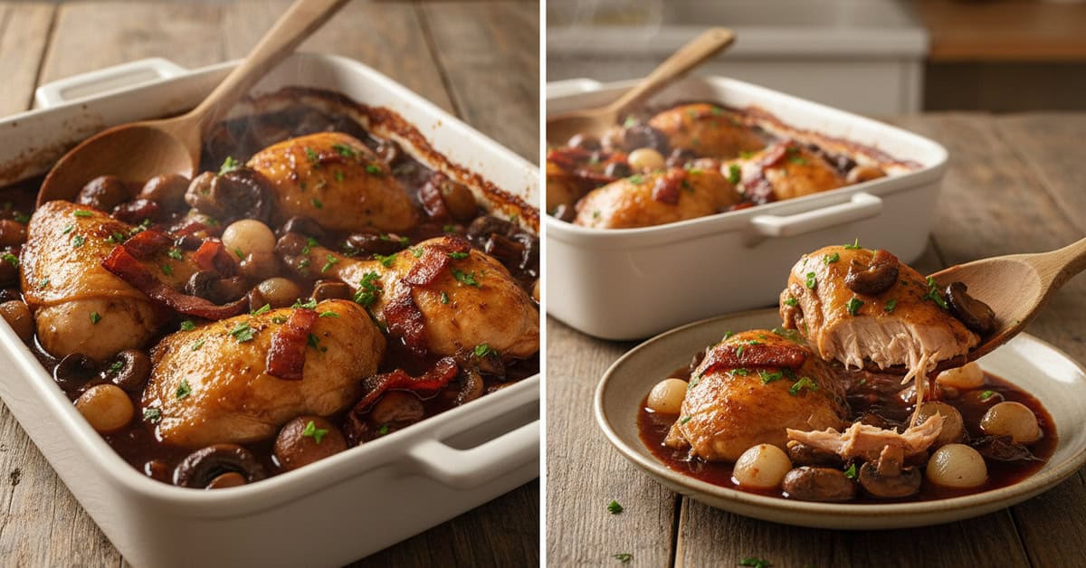 Leia mais sobre o artigo Coq au Vin: A Receita Tradicional Francesa que Vai Te Surpreender