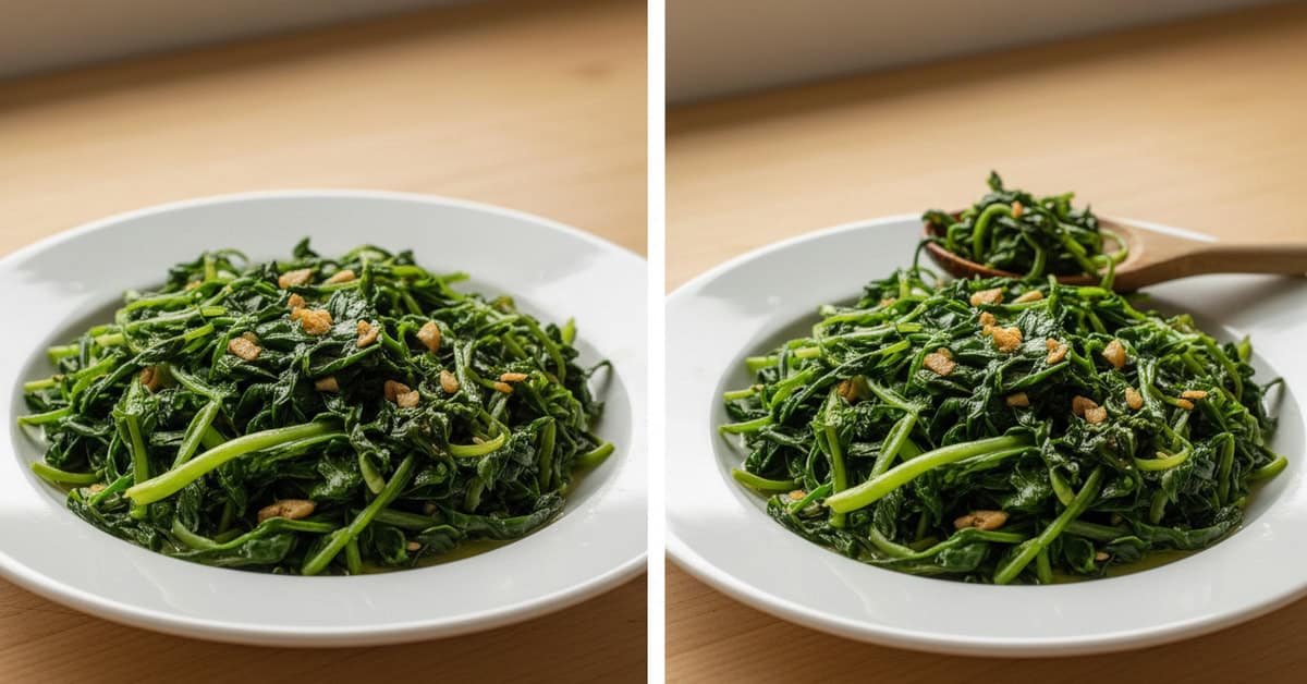 Leia mais sobre o artigo Couve Refogada com Bacon e Alho