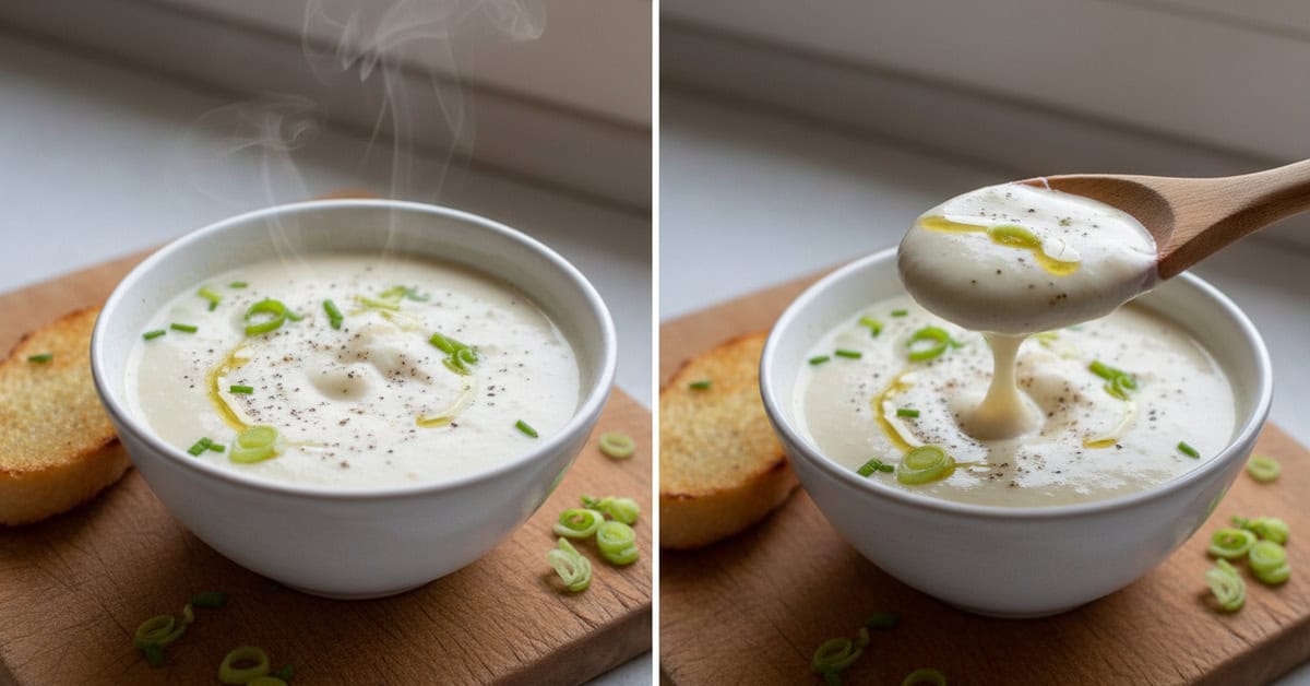 Leia mais sobre o artigo Creme De Couve Flor E Alho Poró: A Deliciosa Receita Low Carb Que Você Precisa