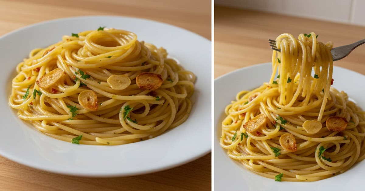 Leia mais sobre o artigo Espaguete alho e óleo prático: Uma Receita Deliciosa e Simples para Hoje