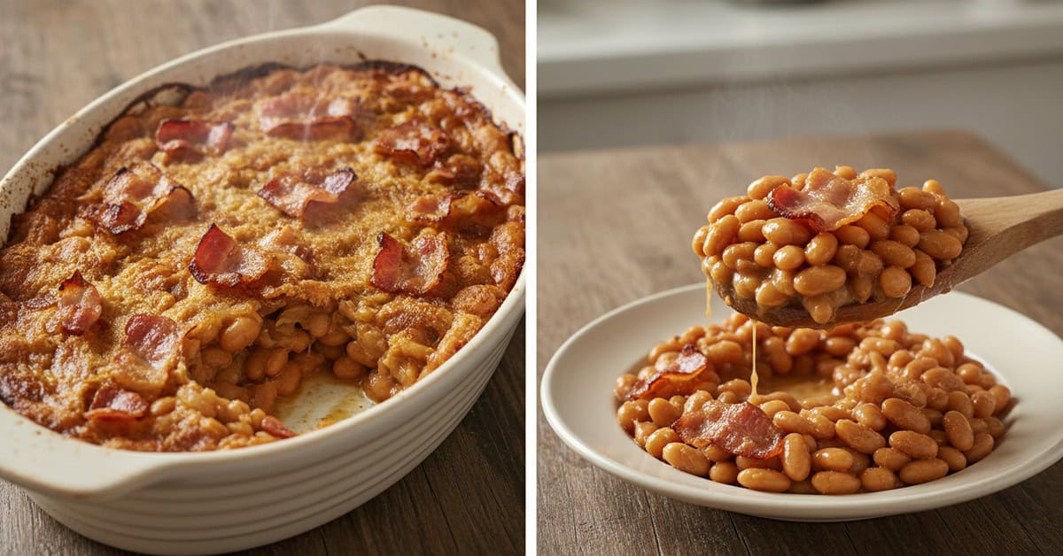Leia mais sobre o artigo Feijão Assado com Bacon Sul dos EUA baked beans