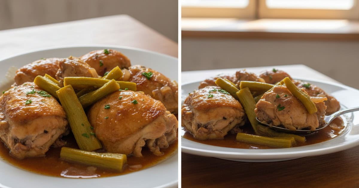 Leia mais sobre o artigo Galinha Caipira com Guariroba: Surpreenda-se com Esta Receita Tradicional e Saborosa