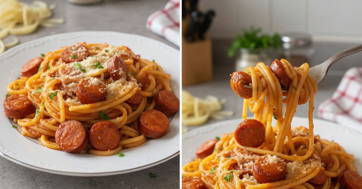 Macarronada de salsicha fica uma delícia você vai amar 5 macarronada de salsicha fica uma delicia voce vai amar social 16x9 1 - Mestre das Receitas - Os Blogs mais Incríveis da Web