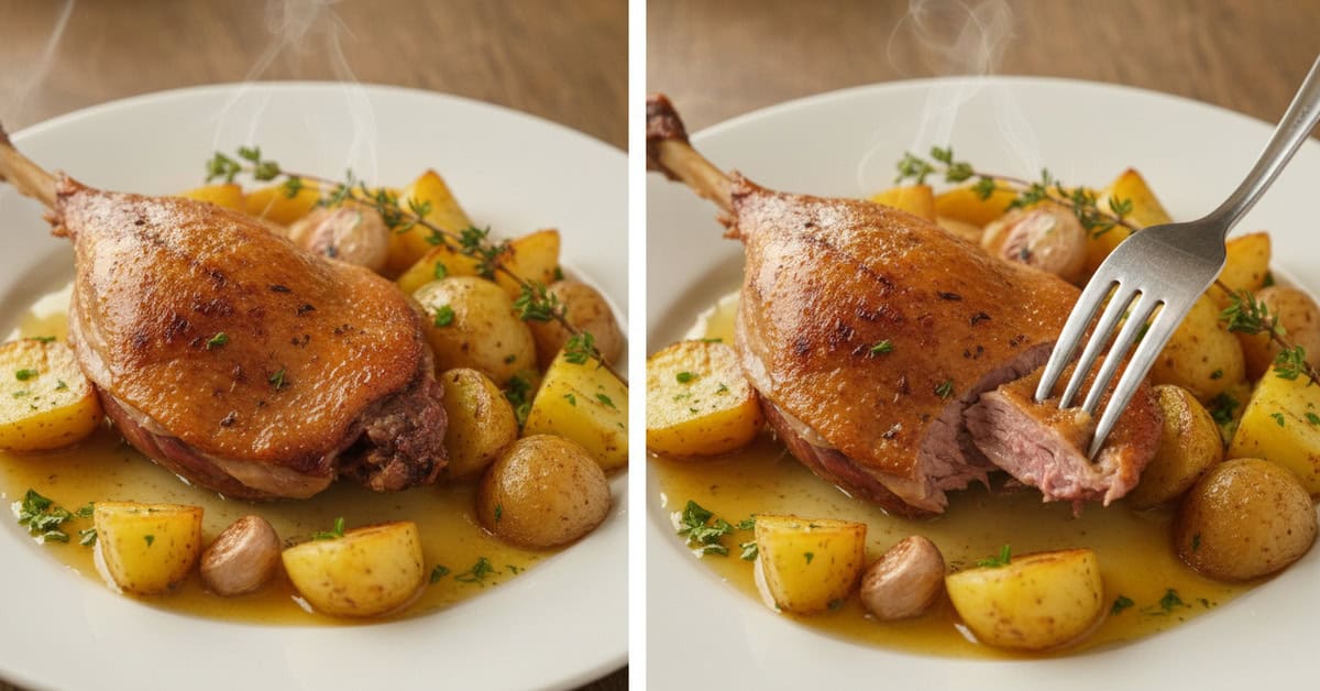 Leia mais sobre o artigo Pato Confitado: A Delícia que Derrete na Boca em Passos Simples