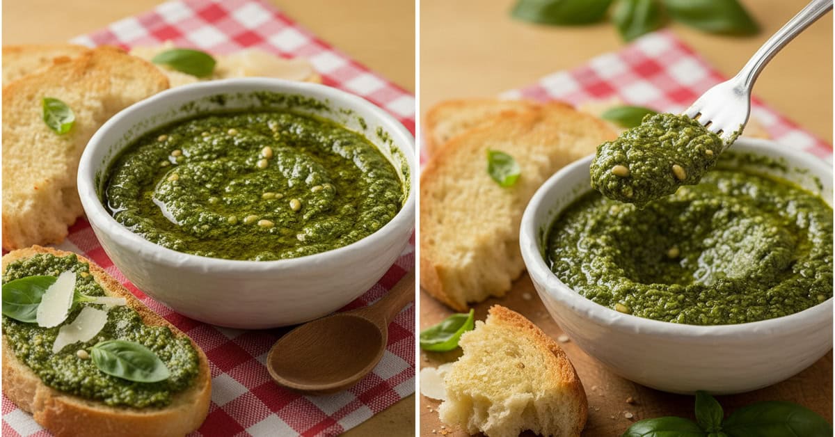 Leia mais sobre o artigo Pesto Genovês: Aprenda a fazer este molho clássico e delicioso!