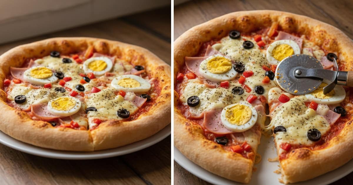 Pizza portuguesa essa receita que eu preparei ficou muito boa 8 pizza portuguesa essa receita que eu preparei ficou muito boa social 16x9 1 - Mestre das Receitas - Os Blogs mais Incríveis da Web