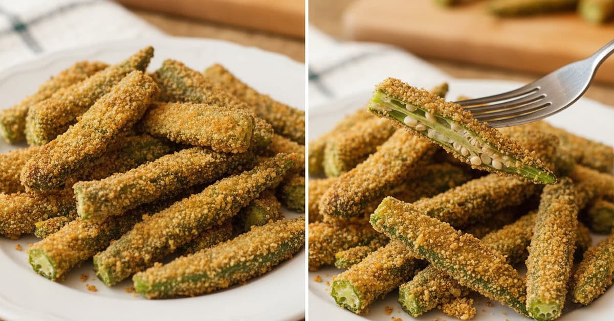 Leia mais sobre o artigo Quiabo Frito Crocante Cajun & Creole fried okra