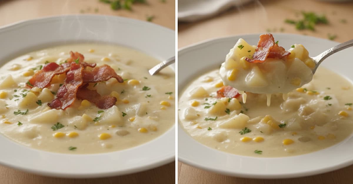 Leia mais sobre o artigo Sopa Cremosa de Batata New England potato chowder