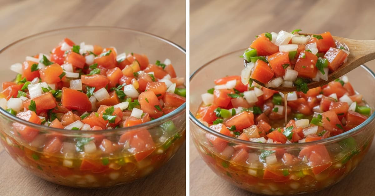 Leia mais sobre o artigo Vinagrete Rápido e Gostoso: Acompanhamento Perfeito em Poucos Minutos