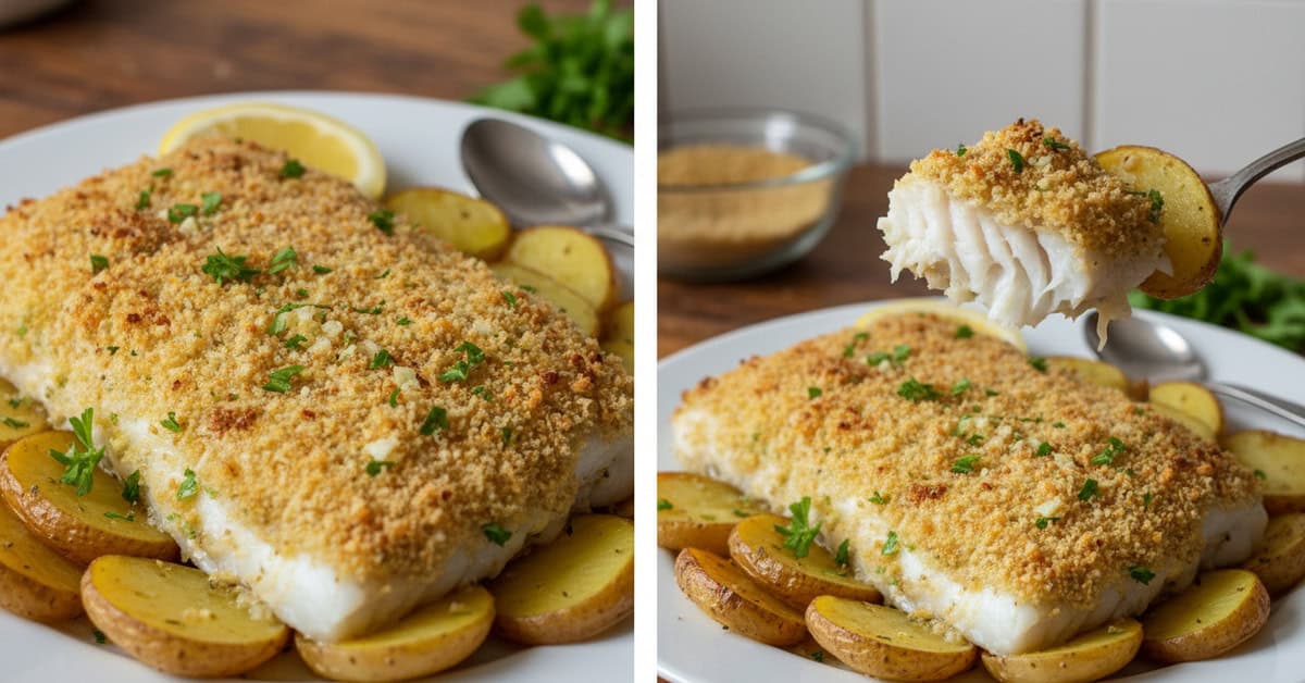 Leia mais sobre o artigo Bacalhau Assado com Farinha de Rosca New England baked cod