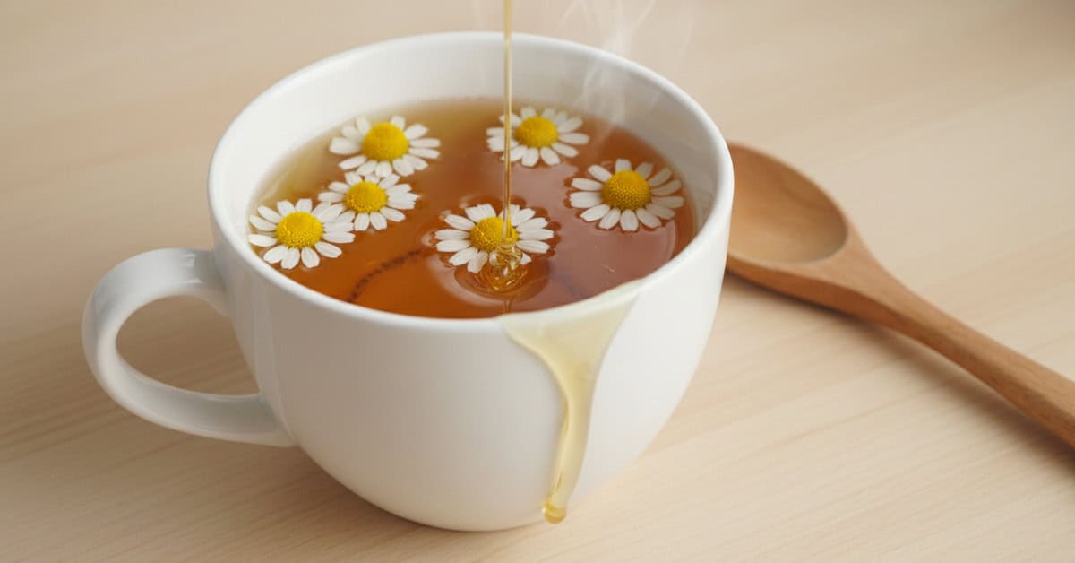 Leia mais sobre o artigo Chá de Camomila com Mel: O Segredo Para Relaxar e Dormir Melhor