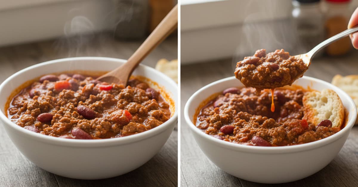 Leia mais sobre o artigo Ensopado Picante de Carne Texas e Sudoeste chili con carne