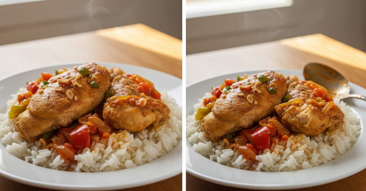 Frango ao Molho Creole Cajun & Creole chicken etouffee 1 frango ao molho creole cajun 038 creole chicken etouffee social 16x9 1 - Mestre das Receitas - Os Blogs mais Incríveis da Web