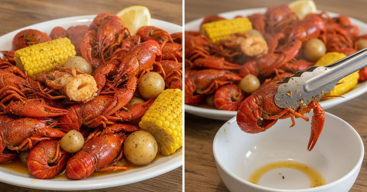 Lagostins Cozidos com Especiarias Cajun & Creole crawfish boil 1 lagostins cozidos com especiarias cajun 038 creole crawfish boil social 16x9 1 - Mestre das Receitas - Os Blogs mais Incríveis da Web