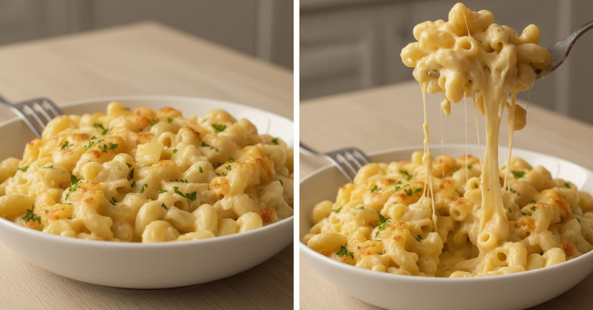 Macarrão com Queijo Cremoso Sul dos EUA mac and cheese 6 macarrao com queijo cremoso sul dos eua mac and cheese social 16x9 1 - Mestre das Receitas - Os Blogs mais Incríveis da Web