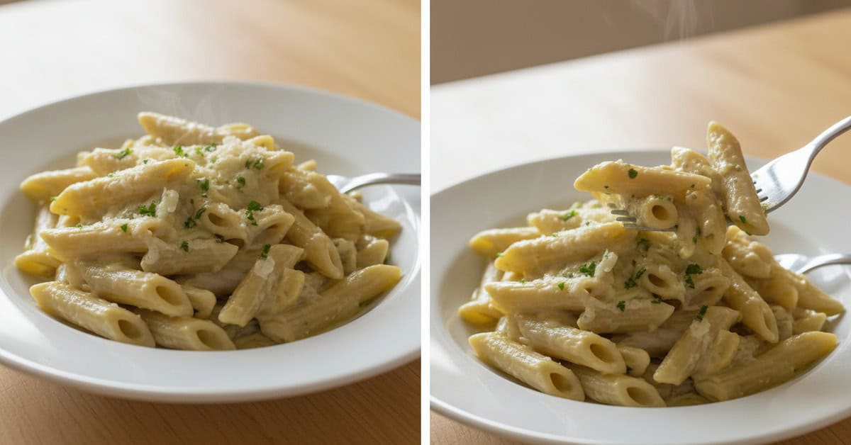 Leia mais sobre o artigo Macarrão de Panela de Pressão Cremoso