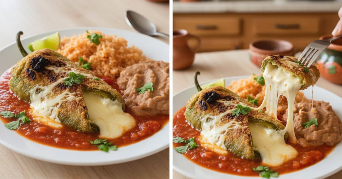Leia mais sobre o artigo Pimentão Recheado e Empanado Texas e Sudoeste chile relleno