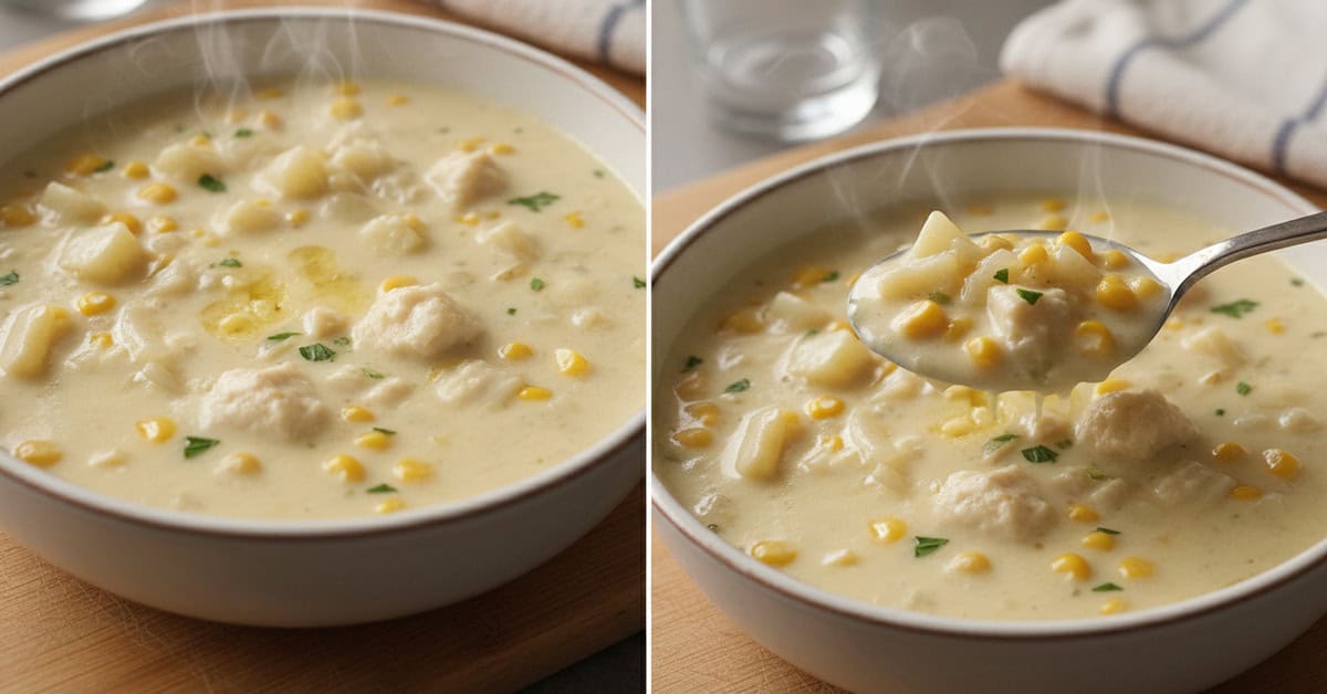 Leia mais sobre o artigo Sopa de Peixe Tradicional New England fish chowder