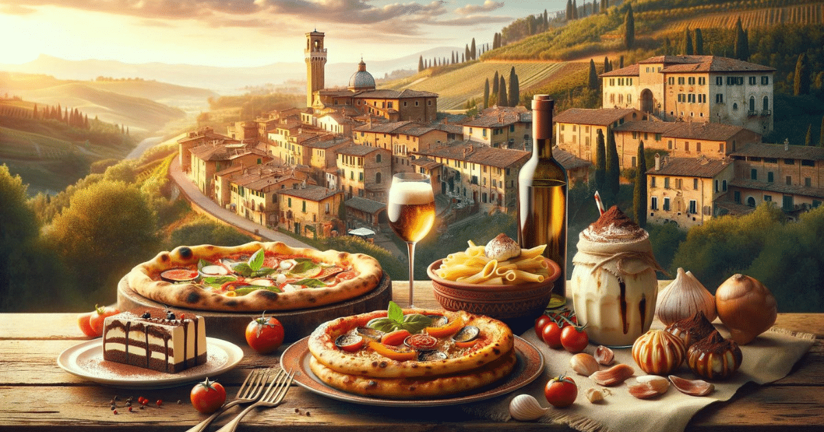 Conhecida por sua simplicidade e ênfase em ingredientes frescos, a culinária italiana vai muito além da pizza e da massa. Abrange uma variedade de pratos regionais que celebram a diversidade agrícola e cultural da Itália.