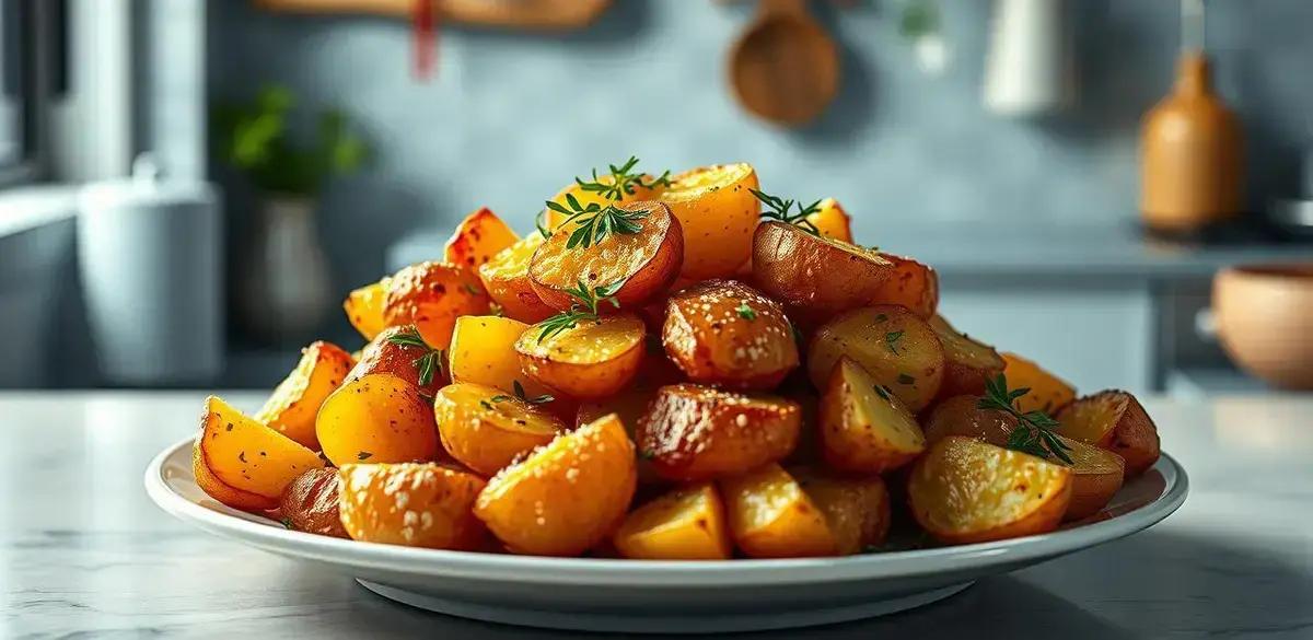 Batatas Rústicas Práticas na Airfryer