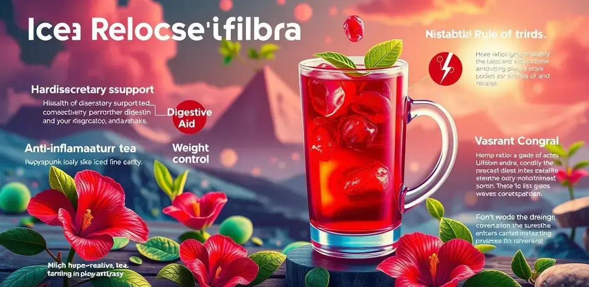 Benefícios do Chá Gelado de Hibisco