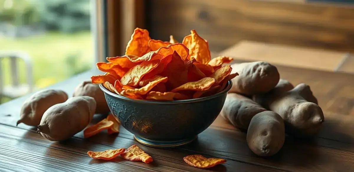 Chips de Batata Doce Saudável: Faça em Casa e Amplie Seu Lanche