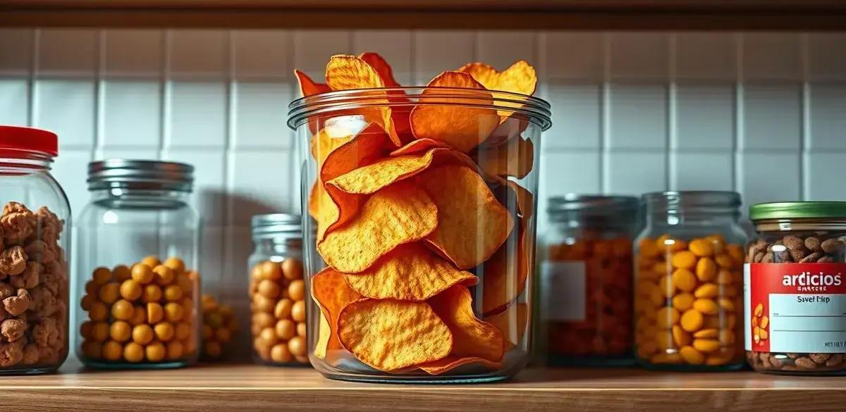 Como Armazenar os Chips de Batata Doce Corretamente