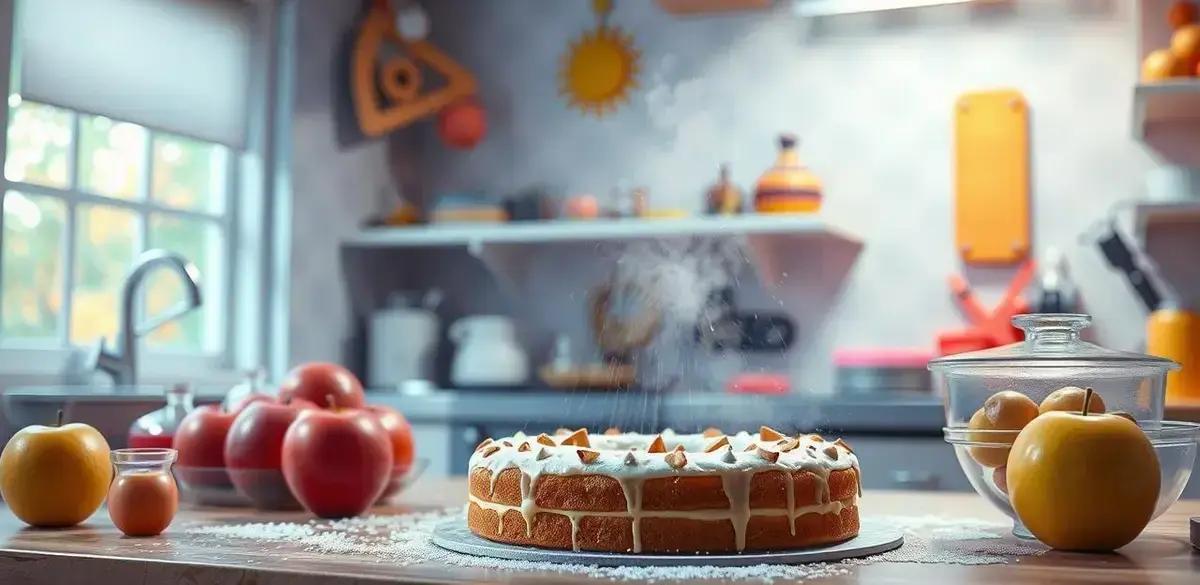 Como preparar o Bolo de maçã sem açúcar