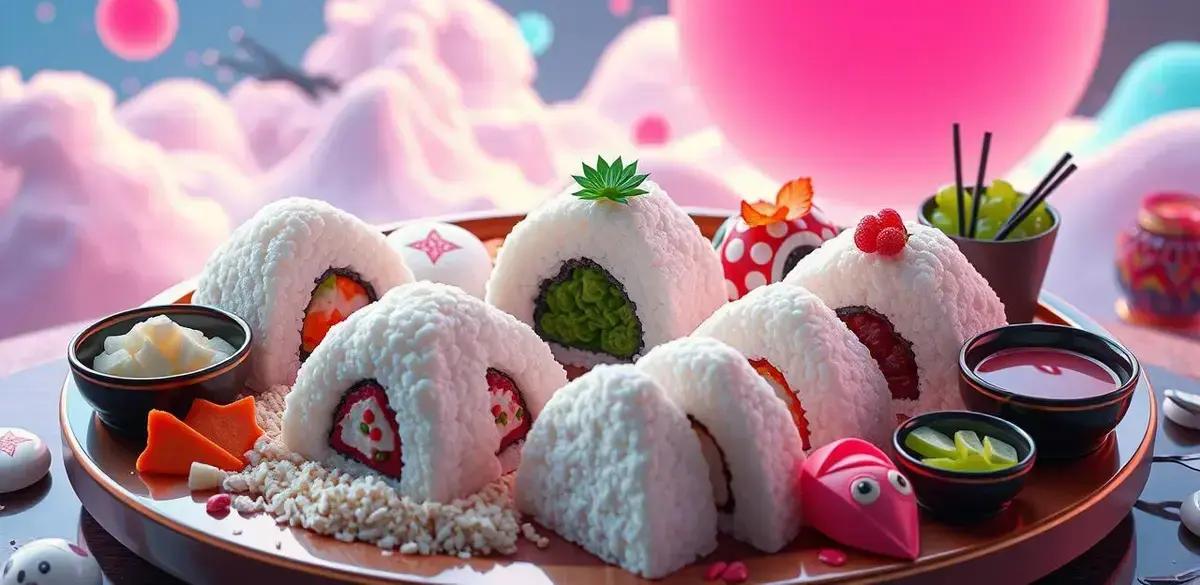 Como servir Onigiri de maneira criativa